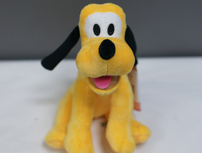 Câine galben h=28 cm foto